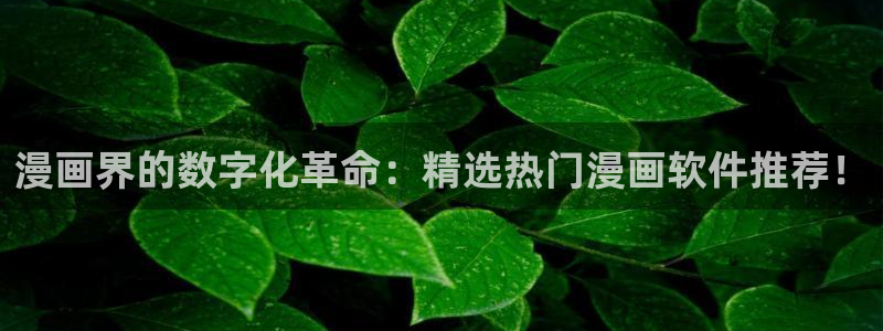 喵趣漫画下载：漫画界的数字化革命：精选热门漫画软件推荐！